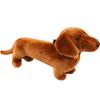 Realistic Dachshund Plush Toy Pillow, Kids Comfort Stuffed Animal, Home Decoration Ornament, Soft Cute