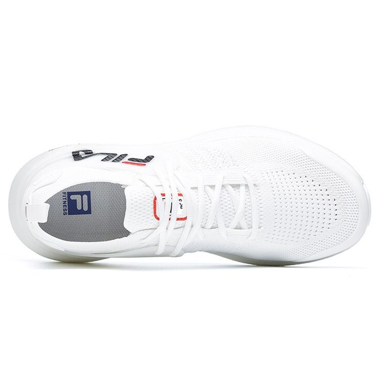 FILA Mind 3 Aerobic Comfortable Mesh Synthetic Leather Low Top Casual Running Shoes Women sneaker Bright-White A12W042109FWT