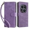 For TECNO Phantom X2 5G/X2 Pro 5G RFID Blocking Phone Case Folio Flip Leather Wallet Stand Cover with Strap