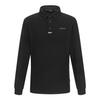 Superior Men'S Fleece-Lined Collared T-Shirt Black (Imteks40139)