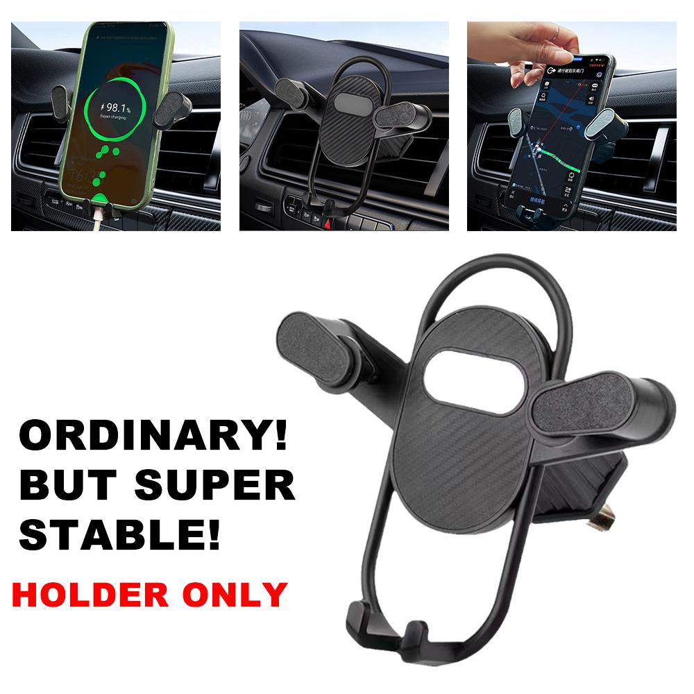 2023 New Gravity Two-wheel Two-generation Air Outlet Phone GPS For Car Stand Phone Support Mobi Y1C6