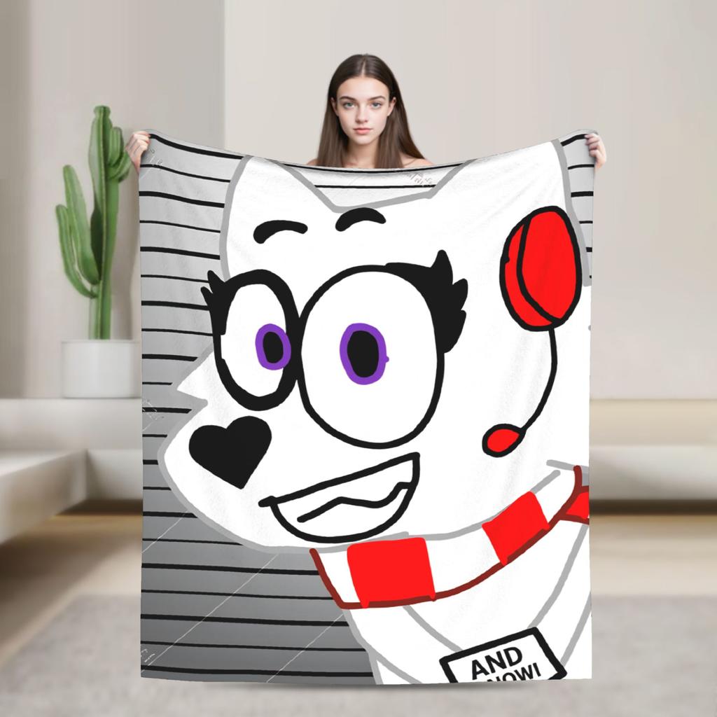 Tylers And Snowi Gaming Blanket  Camping Flannel Throw Blanket For Living Room Warm Soft Customized Quality Bedspread Gift