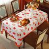 Fall Harvest Maple Leaves Rectangle Tablecloth for Table Decor Reusable Kitchen Dining Tablecloth Autumn Decorations