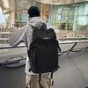Large capacity travel bag tide brand solid color backpack sports tooling mountaineering bag male college student high school student schoolbag
