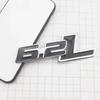 3D Metal 6.2L Logo Car Rear Boot Trunk Emblem Badge Sticker For Ford Raptor F150 Hummer H2 Chevrolet C7 Camaro Dodge Challenger