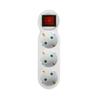 European Standard Power Strip With Multiple Outlets For Home Office And Travel Use