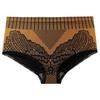 Women's High Waist Seamless Control Panties Body Shaper Underwear Soft Breathable Briefs Plus Size