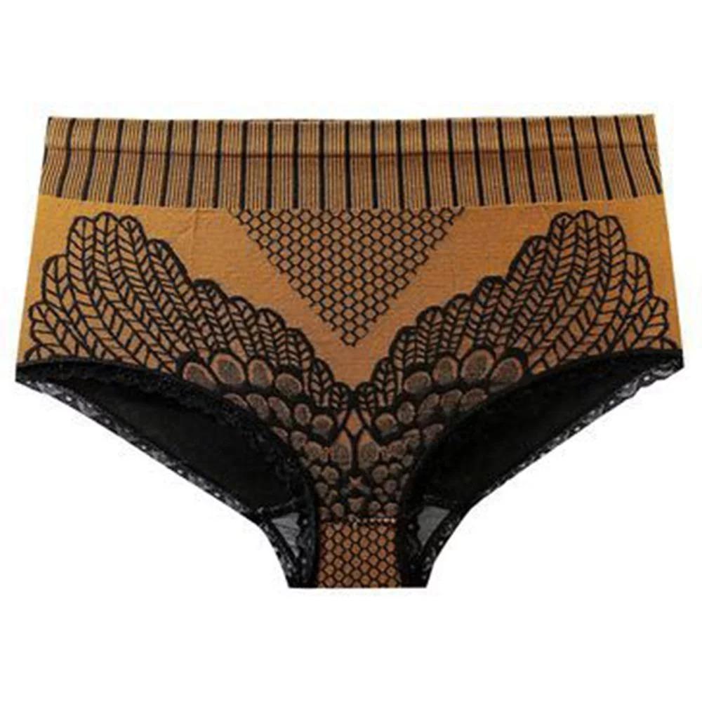 Women's High Waist Seamless Control Panties Body Shaper Underwear Soft Breathable Briefs Plus Size