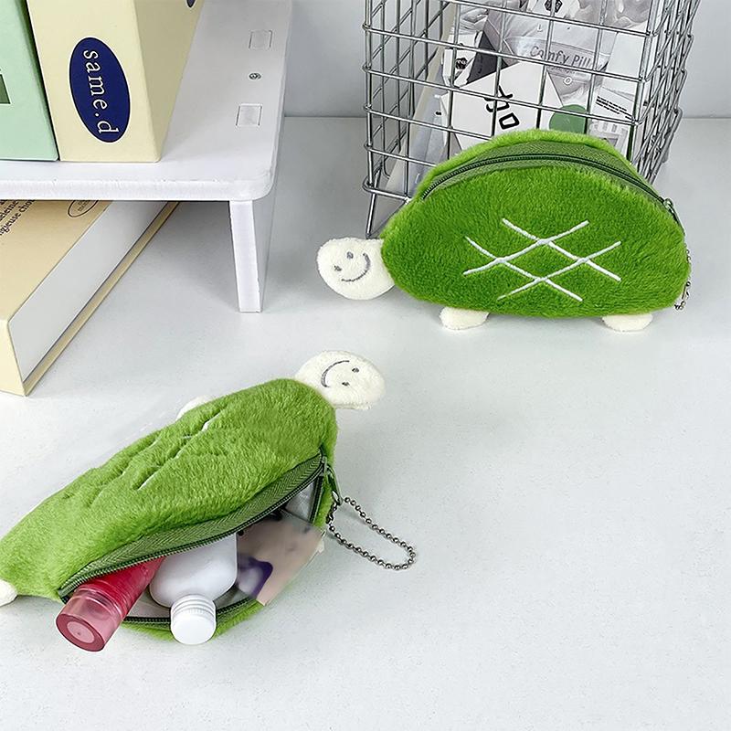 Cartoon Cute Turtle Pencil Bag Large Capacity Pencil Case Creative Coin Purse Multifunctional Storage Bag School Supplies