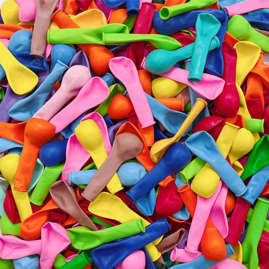 50/100pcs Round Balloons & 1/2pcs Balloon Pump, Atmosphere Inflatable Supplies for Birthday Wedding Carnival Home Shop Decor XJM