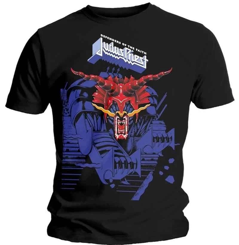 

New Judas Priest Defenders of The Faith Heavy Metal Band T-Shirt Badhabitmerch High-end Luxury Is for Both Men and Women Top Y2k 4XL