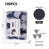 Nail Art Sand Disc for Polishing, Shaping, and Filing Extension Nails - 100 Pieces