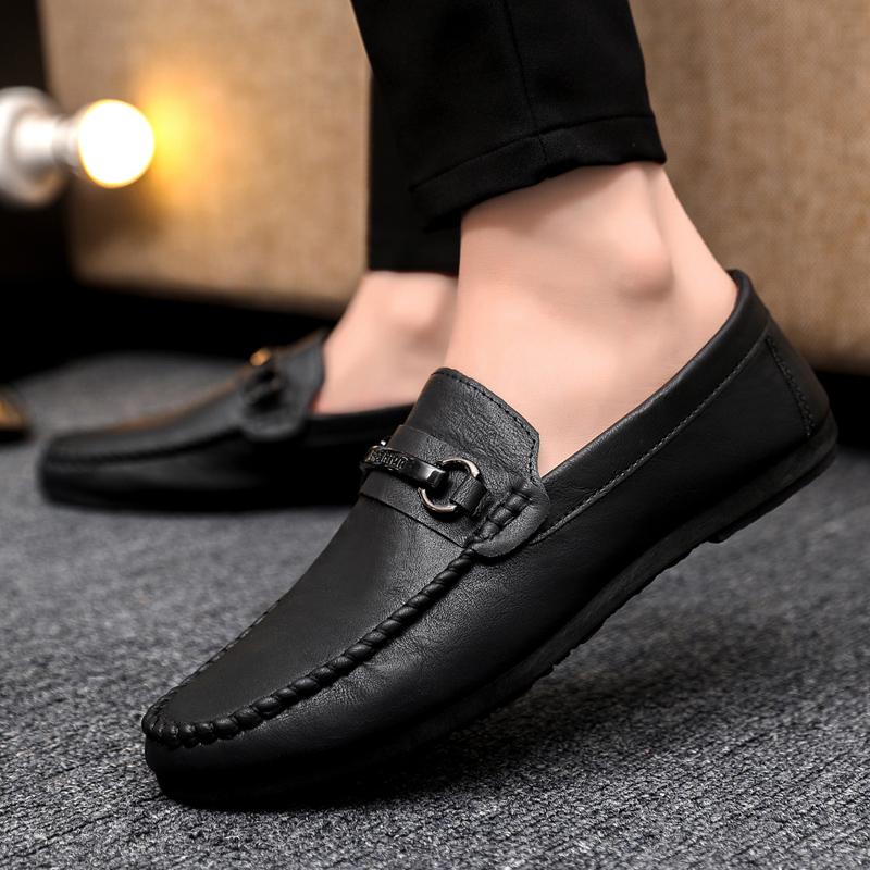 Loafers Shoes Men Clasicc Comfy Man Flat Moccasin Fashion Shoes Men Slip-on Boat Shoes for Men Casual Shoes Driving Shoes Men