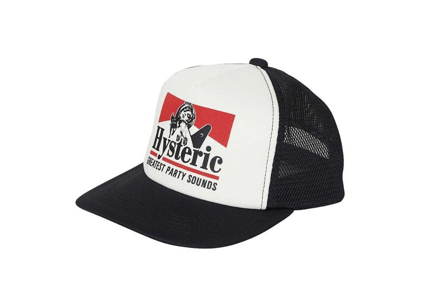 HYSTERIC GLAMOUR Guitar Girl Mesh Cap Black One-Size