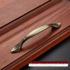 Aolaya European Bronze Cabinet Drawer Zinc Alloy Antique Green Handle