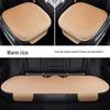 Ice Silk Non-Slip Car Seat Cushion Set - Summer Cooling with Backrest & Square Cushion