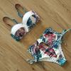 Boho modelující plavky dvoudílná sada bikin velikost XL Boho modelující plavky dvoudílná sada bikin velikost M
