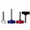 T-formad handskruv M3 M4 M5 M6 M8 1/4" Kamerasträckskruvar Aluminiumhandtag Rostfritt ståltråd Handdragbar tumskruv