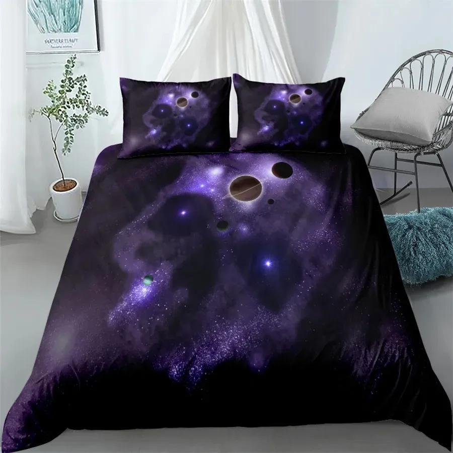Design Moon Star Bedding Set Cartoon Duvet Cover King Queen Double Size Luxury Adults Bed Linen and Pillow Case