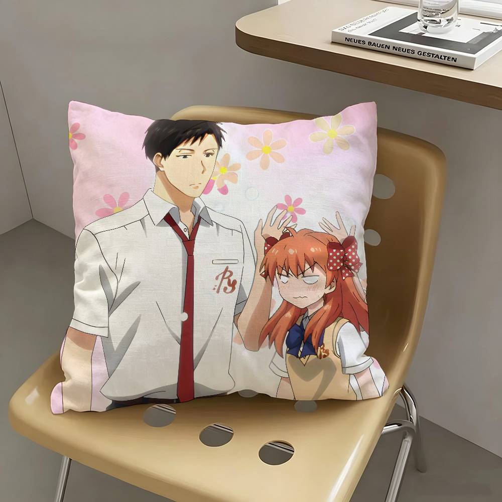 1pc Anime M-onthly Girls Nozaki-kun Pillow Case Fashion Square Pillowcase Bedroom Sofa Room Ins Decoration Leisure