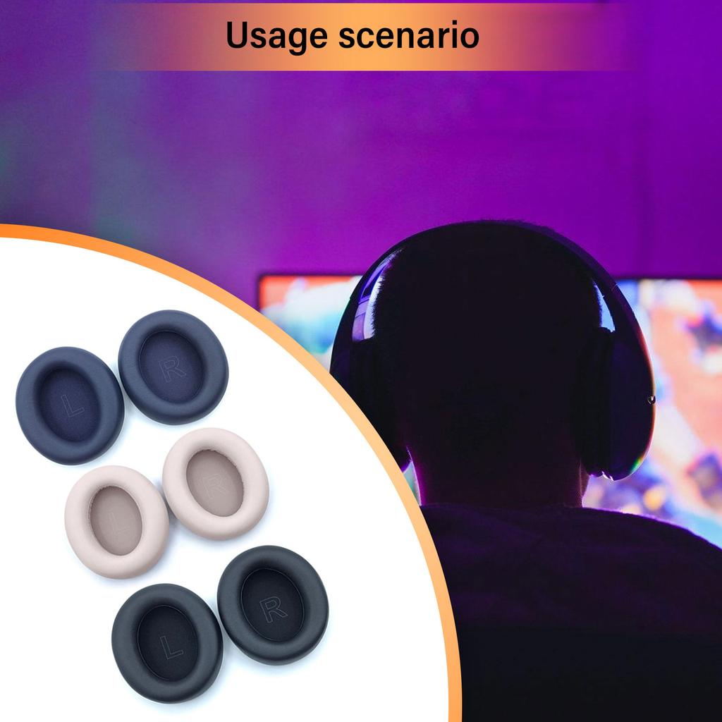 Replacement Earpads Ear Pad Ear Cushions for Life Q30/Q35 Headphones Sponges Cover Case Earphone Repair Part