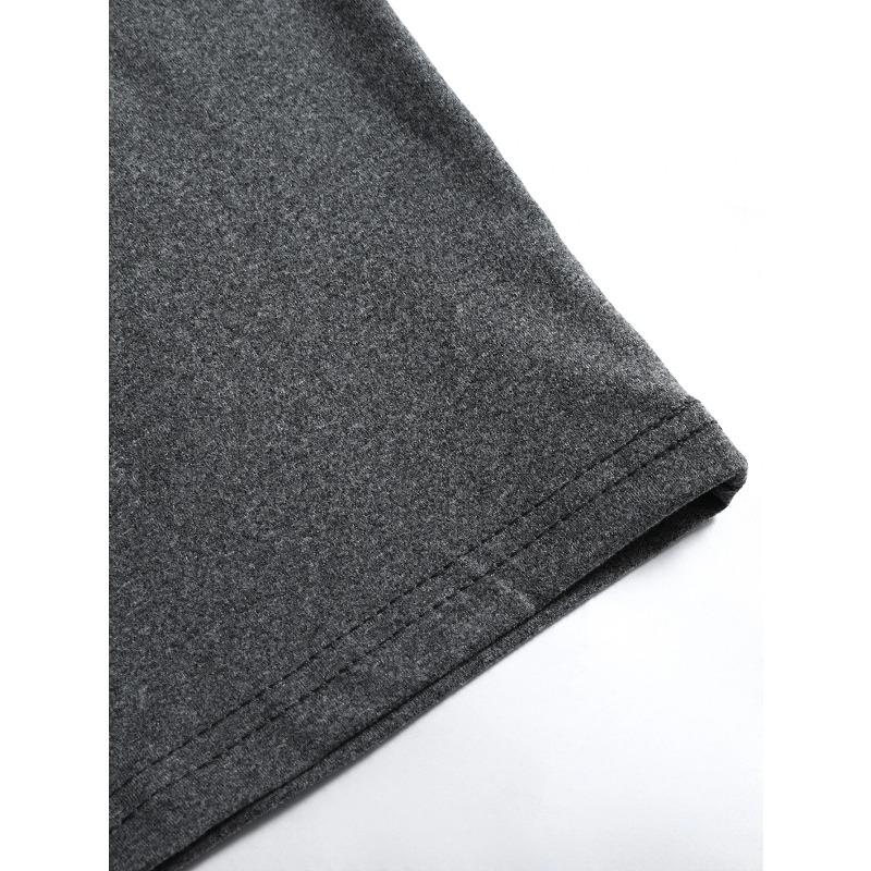 New Spring Autumn Style Everyday Wear Outdoor Sports Fashion Trendy Versatile Color Block V-neck Long Sleeve Men's Top