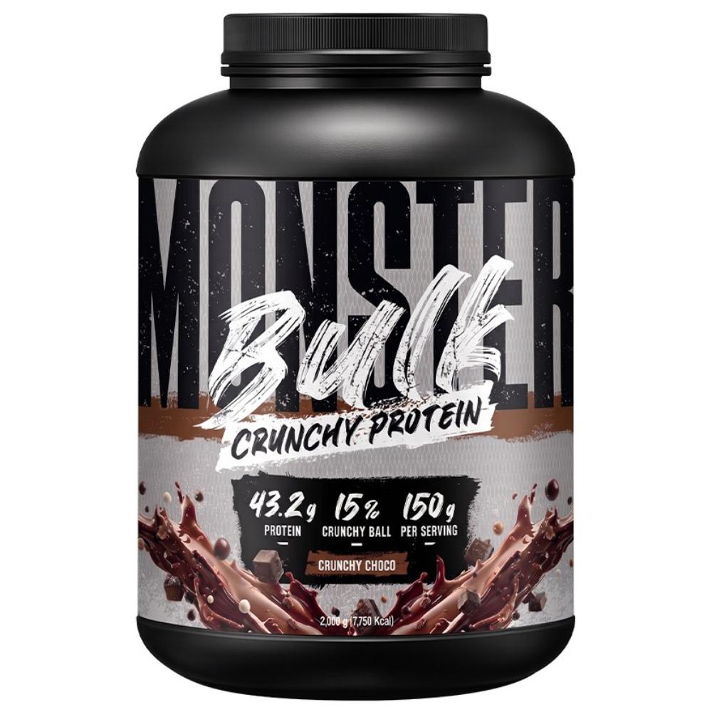 BUP Monster Bulk Crunch Protein Crunch Chocolate 2kg 1 Pcs Ingredients: May Be Subject To Change At the Manufacturer’s | 2kg 1 Pcs