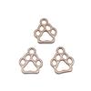 Alloy Dog Paws Charms Bear Paws Pendants For Jewelry Making Dog Themed Accessories