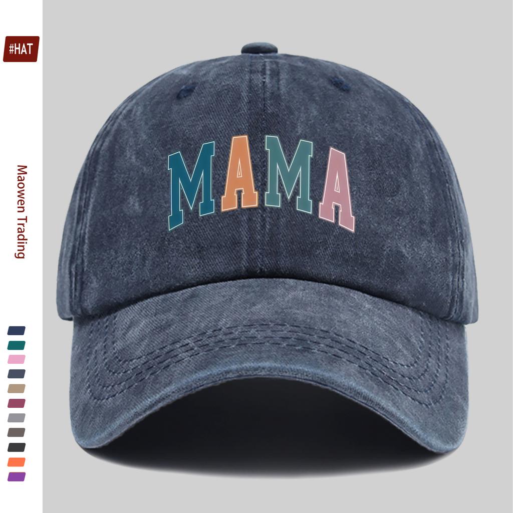 pc MAMA Letter Print Baseball Cap with MotherS Day Element Design Sun Hat Casual Decorative Hat MultiColor Optional Home L