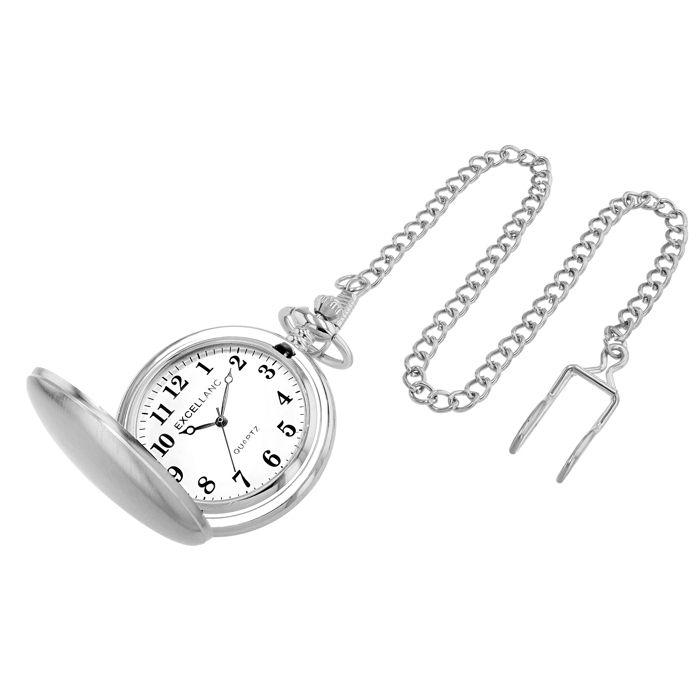 Montre de poche Excellanc Argent Métal inspiration classique