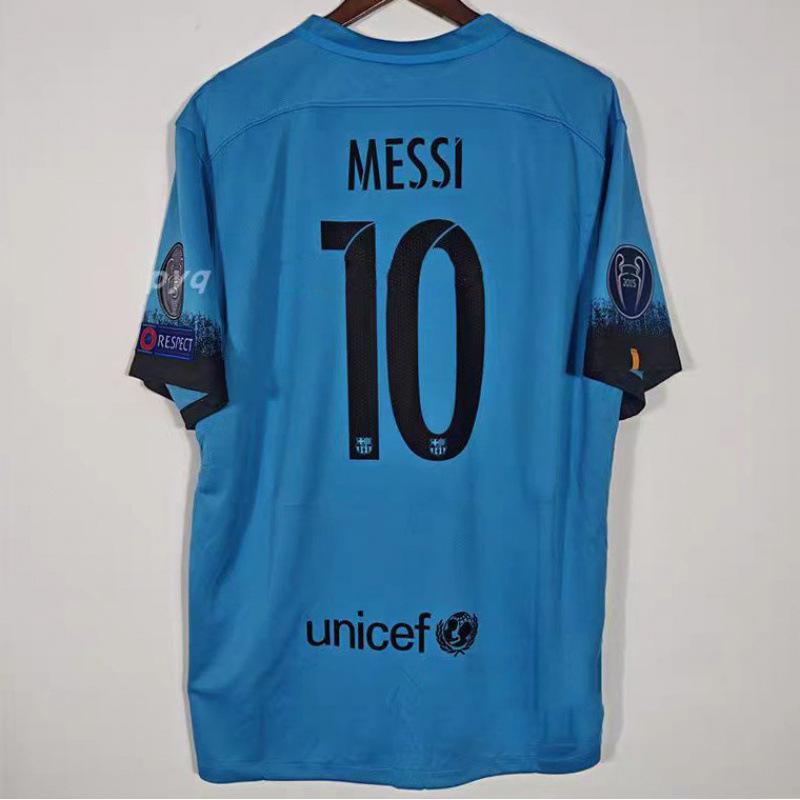 Vintage Trikot Fußballtrikot Trainings trikot Klassischer Sternendruck Verein AC Barcelona C Romesi Trikot