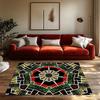 Unique Persian Rug Carpet Home Decor Area Rug Living Room Floor Mat Modern Patterned Accent Rug Non Slip Washable Floor Covering