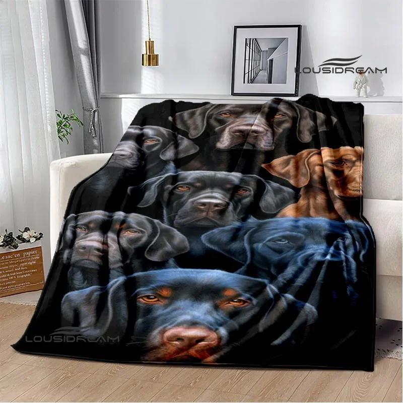 3D Cute dog printed blanket Flannel Warm blankets Soft and comfortable blanket bed linings cubre cama Birthday Gift