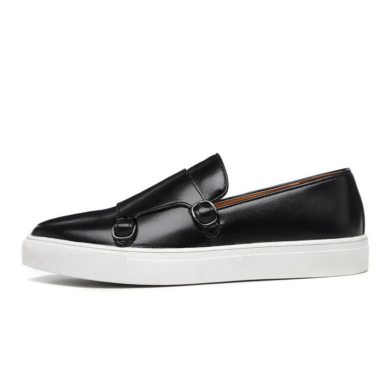 

2023 Summer Men s Korean Slip-on Loafers - Trendy Casual British Style, Genuine Leather, Breathable Lazy Shoes 41