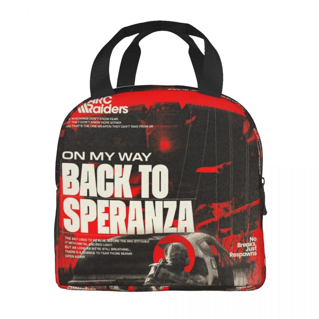 Arc Raiders Video Games Thermal Insulated Lunch Bag for Picnic Portable Food Container Bags Thermal Cooler Lunch Boxes