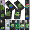 Sad Frog Pepe Funny Casing Phone Cover for Samsung Galaxy A05 A06 A14 A50 A51 A52 A12 A13 A23 A70 A07 A25 A26 M53 A56 Soft Case