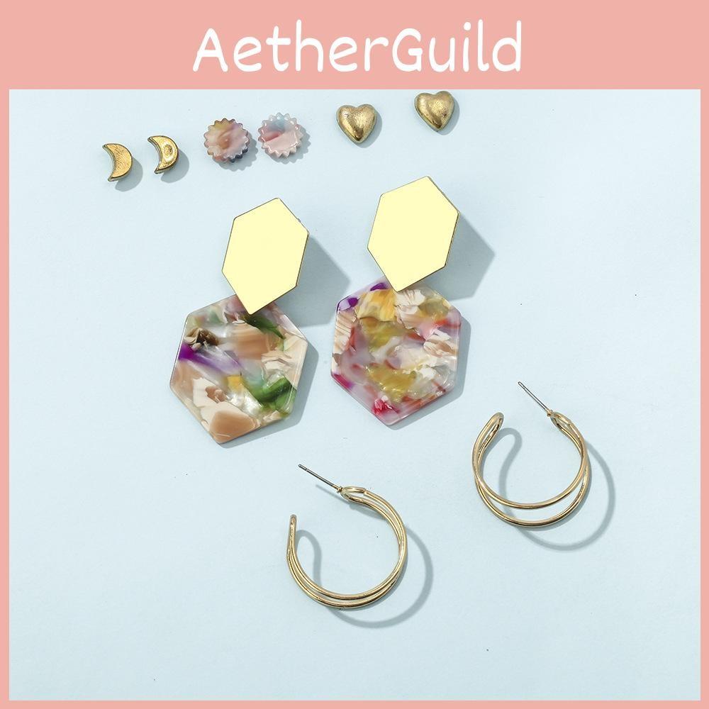 Sophisticated Acetate Acrylic Ushaped Earrings For Women Occasions Special