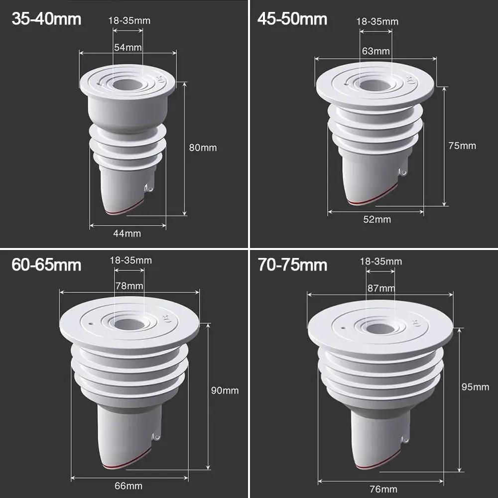 Bathroom Accessories Colander Seal Stopper Sewer Shower Drainer Pipe Sealing Ring Water Pipe Plug Floor Drain Drain Cover