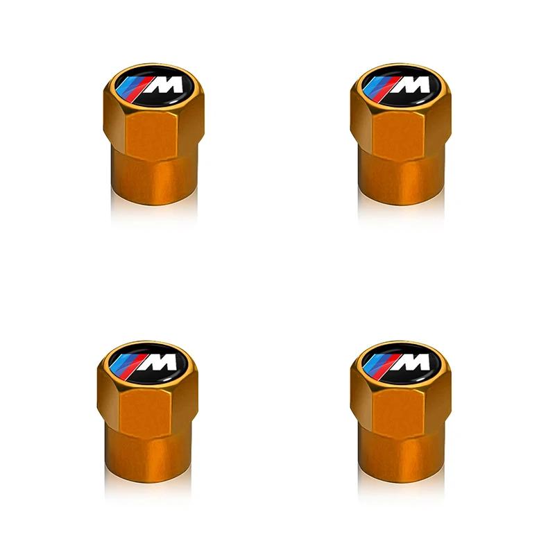 For BMW E34 E394Pcs Car Wheel Tire Valve Caps Air Stem Covers Accessories For BMW M E46 E39 E70 F10 F20 F30 X5 X6 X1 M3 M5 M6 E71 F01 F02 F87