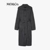 MO&Co. Yak Wool Blend Belted Sweater Coat