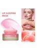 1Pc Lip Sleeping Mask. Reduce Lip Wrinkles, Prevent Peeling And Cracking. Moisturizing And Hydrating