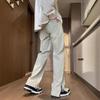 JYL Men's Straight Jeans Spring Autumn American High-Street Loose Casual Denim