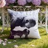 C-Chester B-Bennington Cushion Cover Home & Car Dual-Scene Pillow Cover: Reversible for Premium Comfort