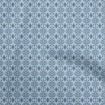 Cotton Flex Light Blue Fabric Tribal  Dress Material Fabric Print Fabric By The Yard 40 Inch