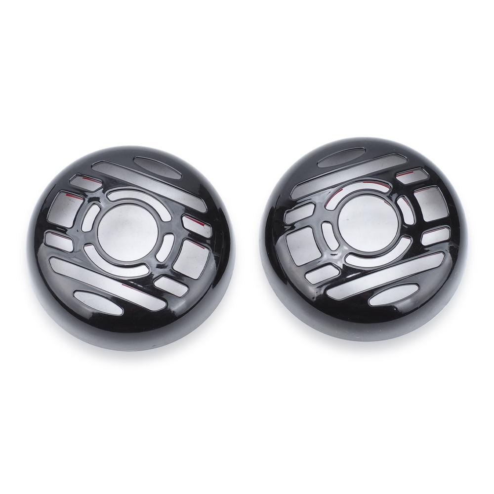 

Motorcycle Chrome Turn Signal Light Kits for Harley LowRider S/ST / Street Bob / Breakout / Fat Boy / Heritage Classic Black-style1