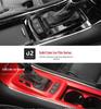 BMW X1/X2 Carbon Fiber Interior Anti-Kick Sticker (2016-2020) - Transparent TPU Console Protector