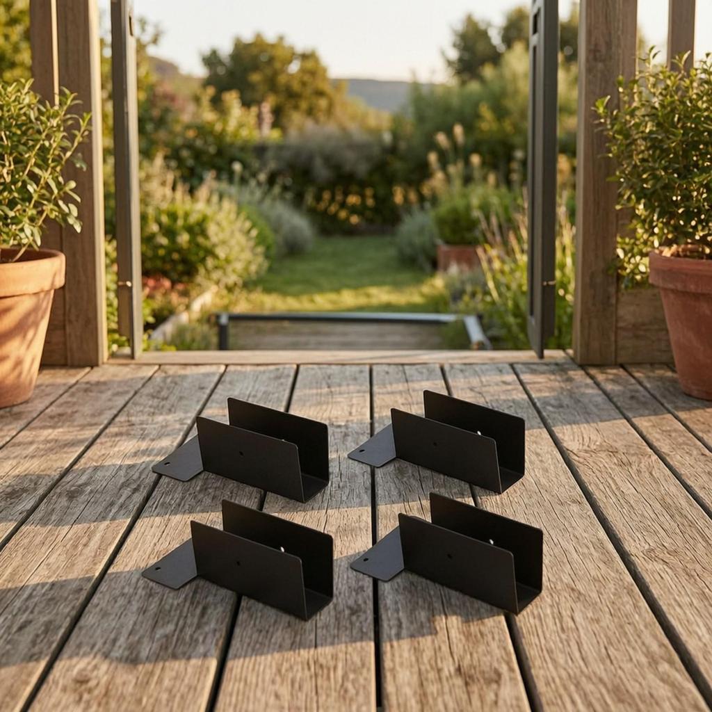 4 Pieces Upper Trellis Support Bracket Rust-Resistant for Patio Projects