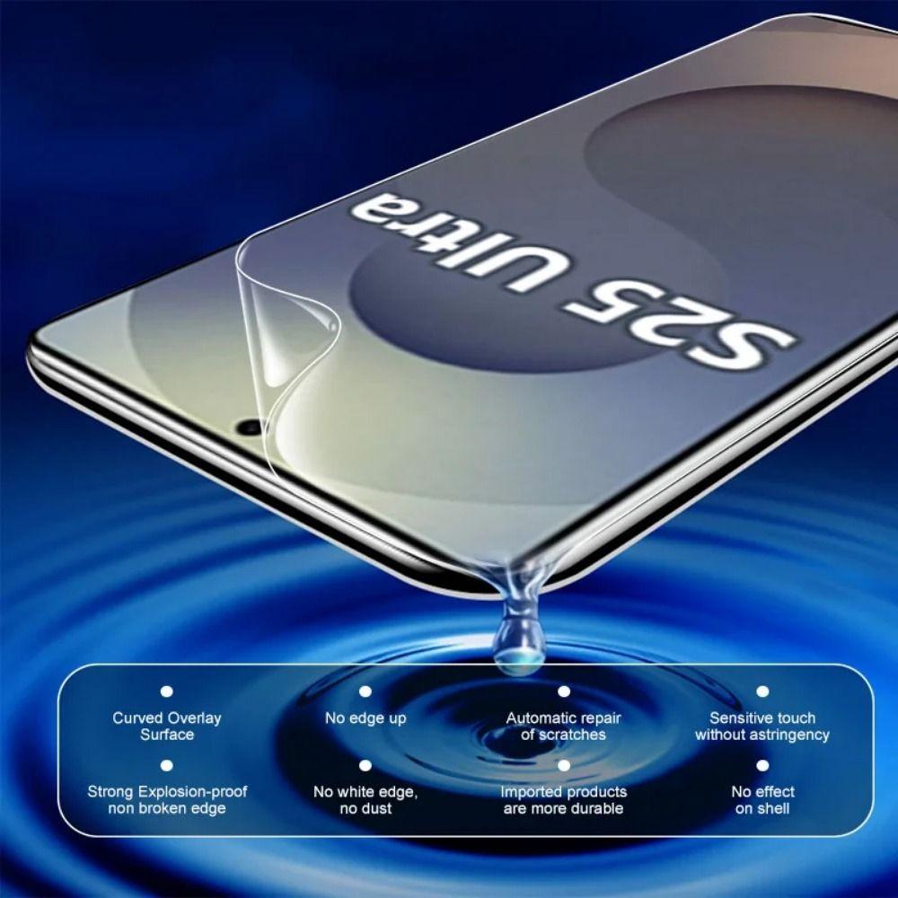 For Samsung Galaxy S25 S24 S23 S22 S21 S20 S10 S9 S8 Plus Note 20 Ultra 10 9 8 Plus FE HD Clear Full Cover Soft Hydrogel Film Screen Protector