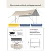 Outdoor Camping Oxford Fabric Silver-plated Awning Sunscreen And Rain-proof Sunshade Tent Ultra-lightweight Portable Tent