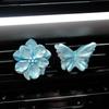 Car Air Vent Fragrance Diffuser, High-End Camellia Butterfly Aroma Stone, Car Interior Decoration Diffuser